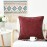Burgundy chenille pillow