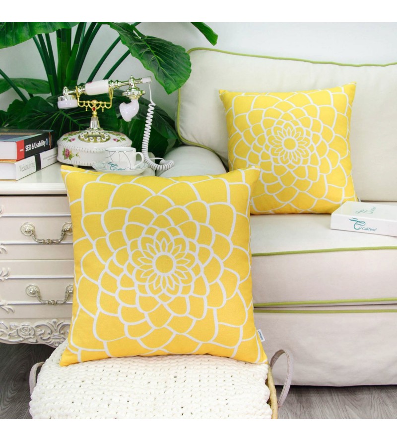 Sunflower Cluster Pillowcase